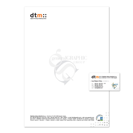 dtm memorandum i posjetnica